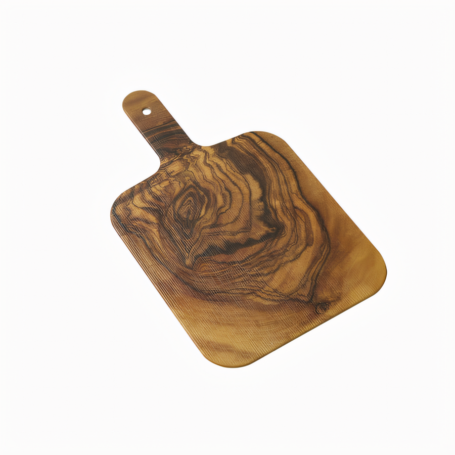 Product image #1 for American Metalcraft Naturals Square Melamine Serving Peel Board with Handle, Olive Wood Pattern