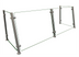 Thumbnail image #1 for Hatco Flav-R-Shield EP15-60 Full-Service Pass-Over Sneeze Guard, 2-Bay, 60 x 18 x 22 Inches