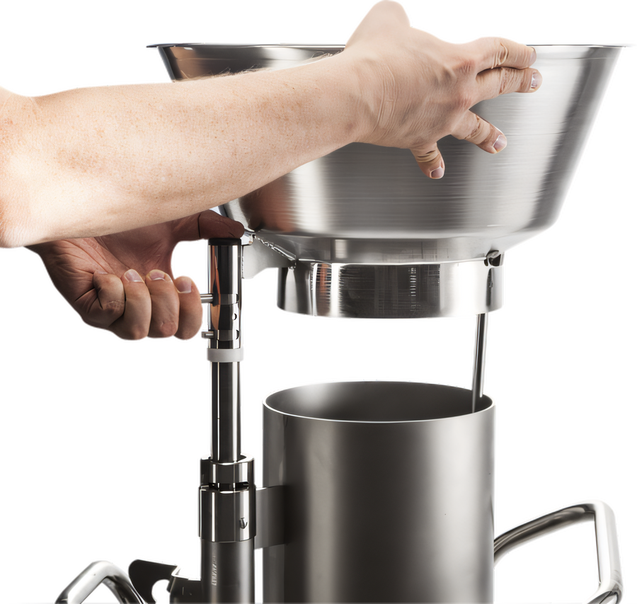 Product image #1 for Hobart Bulk Feed Hopper and Cylinder Stand-Alone Feed Unit for Food Processors