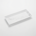Thumbnail image #1 for American Metalcraft Naturals™ Rectangular Melamine Platter, 21 x 13 Inch, White Marble Pattern