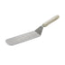 Thumbnail image #1 for Stainless Steel Flexible Perforated Turner with White Ergonomic Handle, 8-1/4 x 2-7/8 Inch Blade