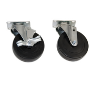 Klinger's Trading 5FLAT Shelf Casters & Leveling Feet