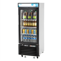 Migali Competitor Series® 10 Cu. Ft. One-Section Reach-In Glass Door Refrigerator Merchandiser
