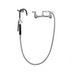 Thumbnail image #1 for Fisher Wall-Mount Hose-Style Pot Filler Faucet with 60-Inch Hose and 8-Inch Adjustable Centers