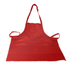 Thumbnail image #1 for Red Cotton/Poly Twill Two-Pocket Bib Apron, 25-1/2 Inch W x 29 Inch L