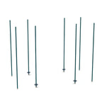 Thumbnail image #1 for Metro qwikTRAK BTEK3 High-Density Track Shelving Stationary End Unit Kit, Epoxy-Coated, 74-Inch Posts