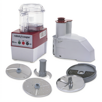 Robot Coupe Commercial Combination Food Processor and Vegetable Prep Machine with 3 Liter Clear Polycarbonate Bowl, 2 HP