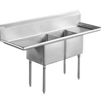 Thumbnail image #1 for Serv-Ware D2CWP18182-18 Compartment Sinks
