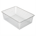 Thumbnail image #1 for Winco Rectangular Wire Bagel / Pastry Basket, 24 x 18 x 8 Inches