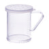 Thumbnail image #1 for Winco 10 oz Clear Polycarbonate Shaker/Dredge with Handle and Large Holes