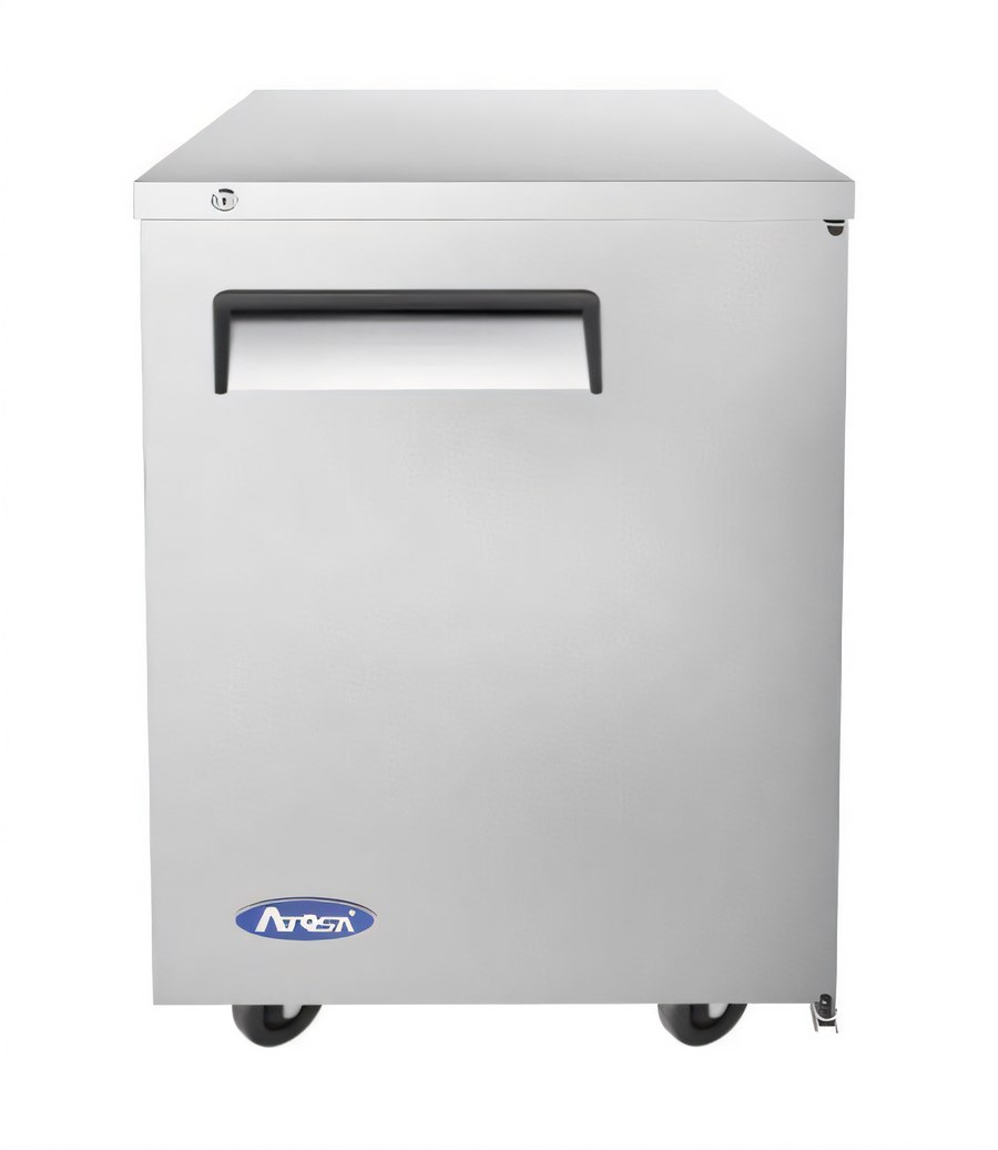 Product image #1 for Atosa One-Section Back Bar Cooler, 23-Inch Wide, Solid Door, Side-Mount Refrigeration