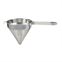 Winco 18/8 Stainless Steel 12-Inch Coarse China Cap Strainer with Welded Handle