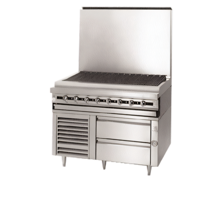 Product image #1 for Titan Fire & Ice JRLH-02R-T-36 36" Remote Refrigerated Equipment Stand with 2 Drawers
