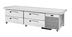 Thumbnail image #1 for True Refrigerated Chef Base with 4 Locking Drawers and Side-Mounted Self-Contained Refrigeration