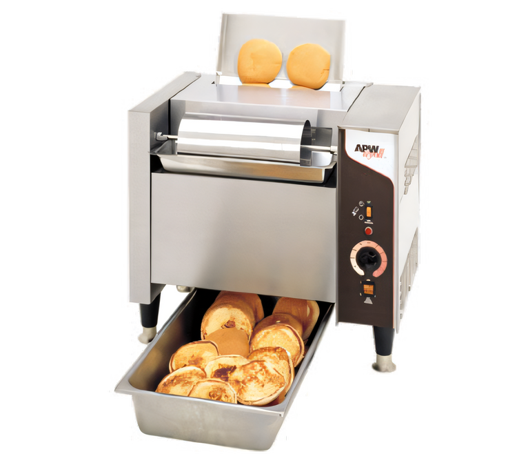 Product image #1 for APW Wyott M-95-2 Electric Countertop Vertical Conveyor Bun Grill Toaster