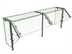 Thumbnail image #1 for Hatco Flav-R-Shield ES40-60 60-Inch Self-Service 2-Bay Tempered Glass Sneeze Guard