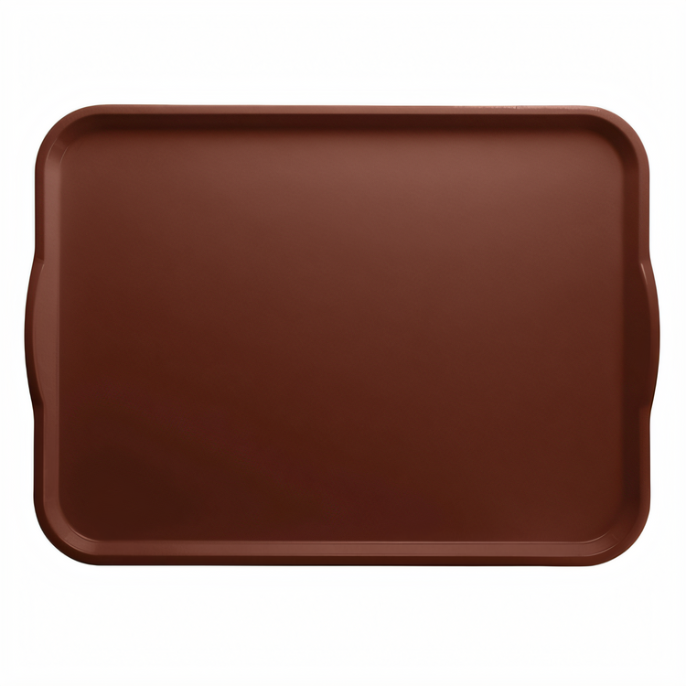 Product image #1 for Cambro Camtray® Real Rust Rectangular Fiberglass Dietary Tray with Handles, 14 x 18 Inches