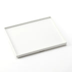 Thumbnail image #2 for American Metalcraft BBLWH Rectangular White Melamine Bento Box Lid for BB1WH and BB5WH Case of 24