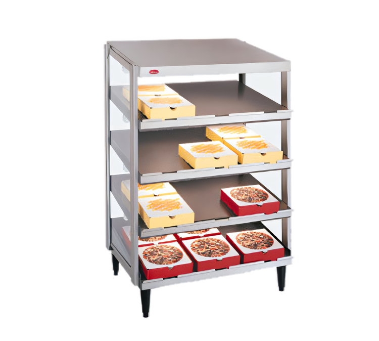Product image #1 for Hatco Glo-Ray® Countertop Pass-Thru Pizza Warmer with Quad Slant Shelf, 36-Inch x 24-Inch Deep