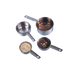 Thumbnail image #1 for Stainless Steel Flat-Handled Measuring Cup Set, 4-Piece (1/4, 1/3, 1/2, and 1 Cup)