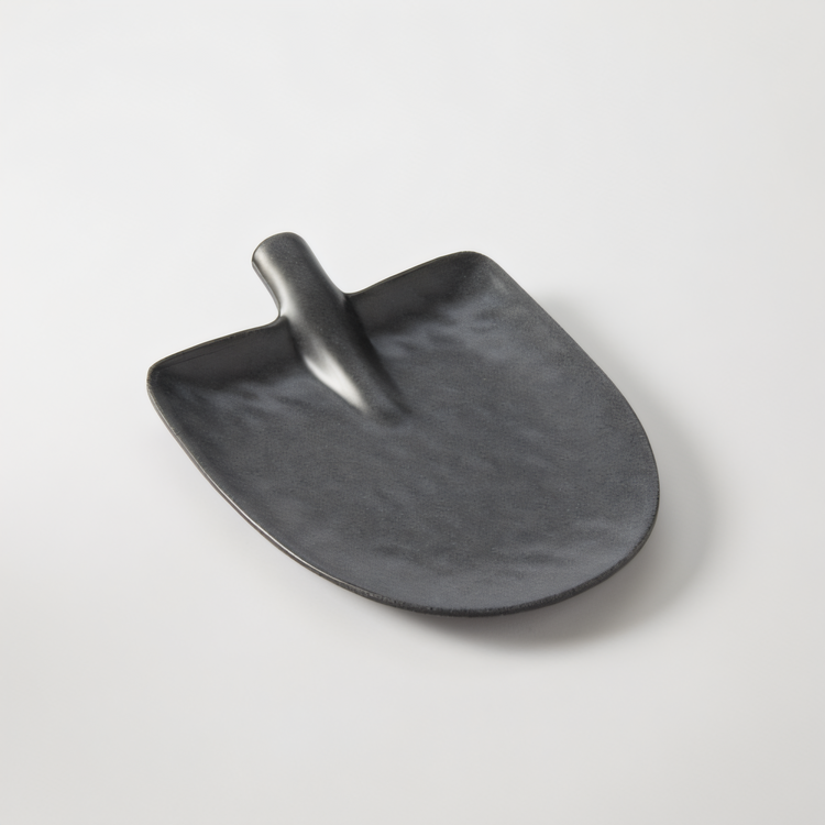Product image #1 for American Metalcraft Oval Melamine Shovel Platter, 10.5 x 6.25 x 1.6-Inch, Midnight