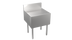 Thumbnail image #1 for Krowne Stadium Series Free Standing Underbar Drainboard, 24 x 29 Inches, Stainless Steel