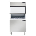 Thumbnail image #1 for Maxx Ice 30-Inch Modular Full Dice Ice Machine with 580 lb Storage Bin, Air-Cooled, Stainless Steel