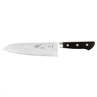 Mercer Culinary MX3 7-Inch Santoku Knife, Forged 3-Layer VG-10 Core Blade