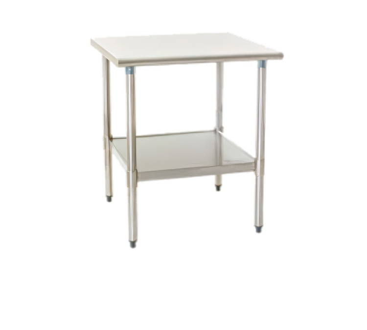 Product image #1 for Deluxe Series Stainless Steel Work Table, 72 x 30 Inches, Open Base with Adjustable Undershelf