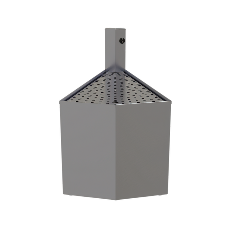 Product image #1 for Glastender Underbar Outside Wedge Corner Drainboard, 30° Angle, 24-Inch Deep, No Legs