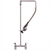 Thumbnail image #1 for T&S Brass B-0121 8-Inch Center Deck-Mount Pre-Rinse Unit with 32-Inch Riser and 1.42 GPM Spray Valve