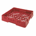 Thumbnail image #2 for Cambro Camrack Full Size Red Polypropylene Dishwasher Base Rack, 1 Compartment, 3-1/4-Inch Inside Height