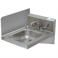 Advance Tabco 12-Inch Welded Stainless Steel Side Splash for ADA Compliant Hand Sinks