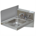 Thumbnail image #1 for Advance Tabco 12-Inch Welded Stainless Steel Side Splash for ADA Compliant Hand Sinks