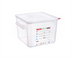 Thumbnail image #1 for Araven Square Food Storage Container with Airtight Lid, 12.6 Qt, Clear Polypropylene
