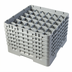 Thumbnail image #2 for Cambro Camrack Full-Size 36-Compartment Glass Rack with Soft Gray Extenders