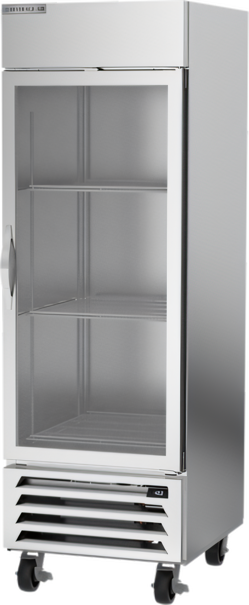 Product image #1 for Beverage-Air Horizon Series Stainless Steel One-Section Glass Door Reach-In Freezer, Bottom-Mount, 23.32 Cu. Ft.