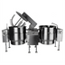 Thumbnail image #1 for Crown ELTM-100-2 Twin 100 Gallon Electric Tilting Mixer Kettles