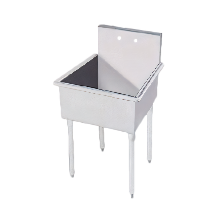 Product image #1 for Advance Tabco 1-Compartment Freestanding Stainless Steel Service Sink, 24 x 24-1/2 Inch