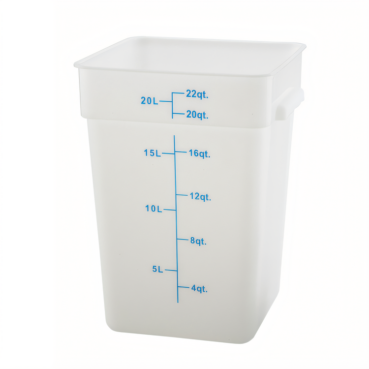 Product image #1 for Winco PESC-22 Commercial Food Storage Containers Case of 6
