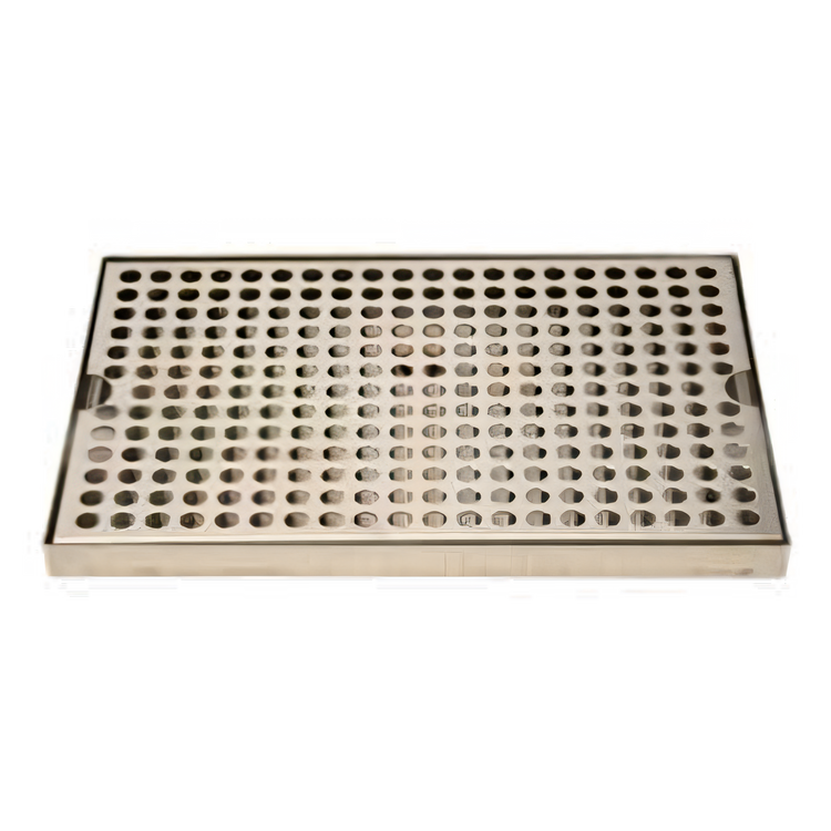 Product image #1 for Stainless Steel Surface Mount Drip Tray Trough, 12"W x 8"D