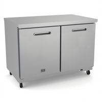 Kelvinator Commercial Two-Door Undercounter Refrigerator, 48-Inch, 12 Cu. Ft., Self-Contained Rear-Bottom Mounted