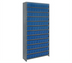 Thumbnail image #1 for Quantum Closed Heavy-Duty Wire Bin Shelving Unit, 36 x 18 x 75 Inches