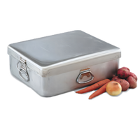 Vollrath Wear-Ever 42 Quart Heavy-Duty Aluminum Roast Pan with Cover