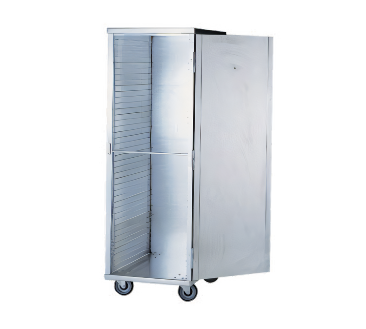 Product image #1 for Aluminum Non-Insulated Pan Storage Cabinet with Solid Doors, Holds 40 Full-Size 18 x 26 Trays