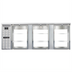 Thumbnail image #1 for Continental Refrigerator BB90NSSGDPT 90-Inch Pass-Thru Refrigerated Back Bar Cooler with Hinged Glass Doors