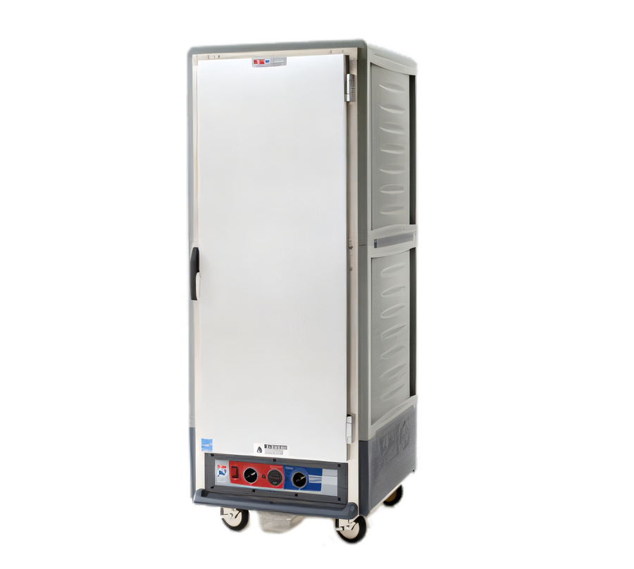 Product image #1 for Metro C5 3 Series Full-Height Mobile Moisture Heated Holding & Proofing Cabinet with Full-Length Solid Door, Gray Insulation Armour