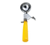 Thumbnail image #2 for Stainless Steel #20 Ice Cream Disher Scoop with Yellow Plastic Handle, 1-5/8 oz.