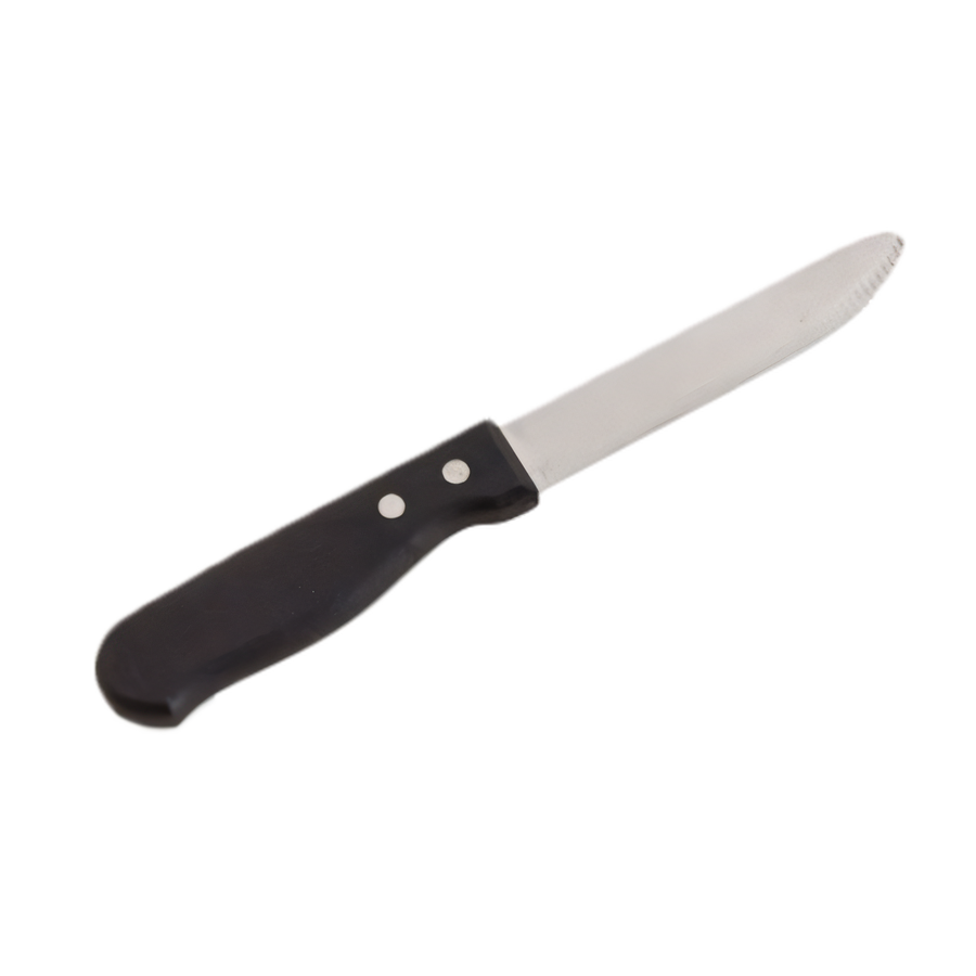 Product image #1 for Crestware Jumbo Round-Tipped Plastic Handle Steak Knife, 5-Inch Blade, 10-Inch Overall Length