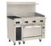 Thumbnail image #1 for Wolf Challenger XL 48-Inch Gas Restaurant Range with 2 Open Burners, 36-Inch Griddle, and Convection Oven
